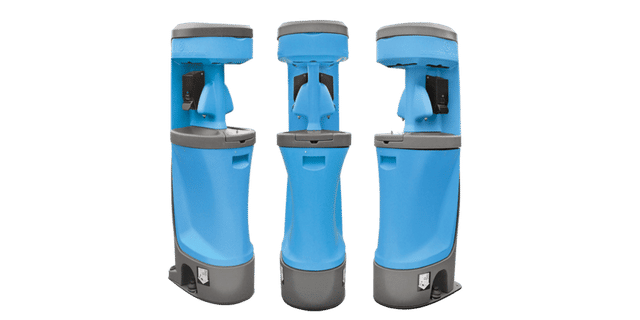 Portable handwashing station rental unit for San Diego job sites and events